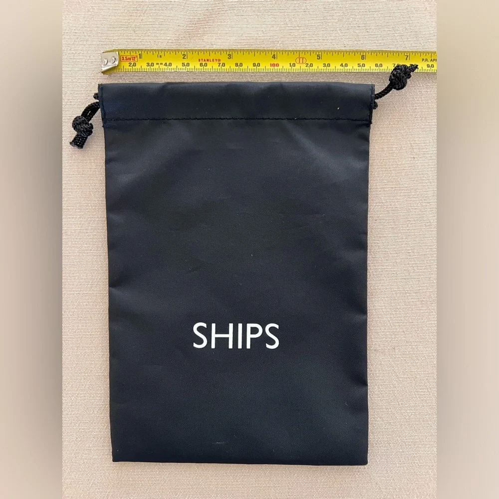 Ships Black Nylon Pouches